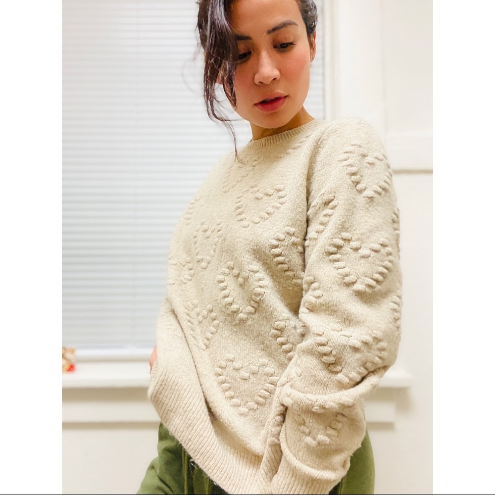 H&M cream sweater
